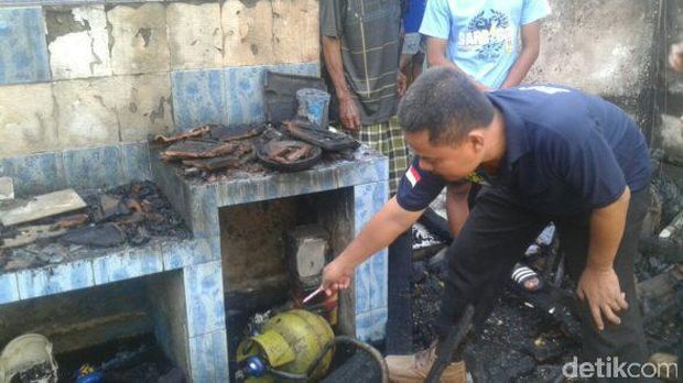 Kebakaran di rumah warga di Pati.