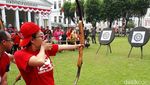 Serunya Sri Mulyani Main Voli, Catur hingga Panahan