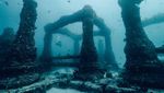 Foto: Beginilah Pemakaman di Bawah Laut