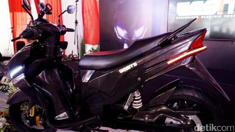 Motor listrik nasional Gesits (Foto: Rachman Haryanto) Motor listrik nasional Gesits (Foto: Rachman Haryanto)