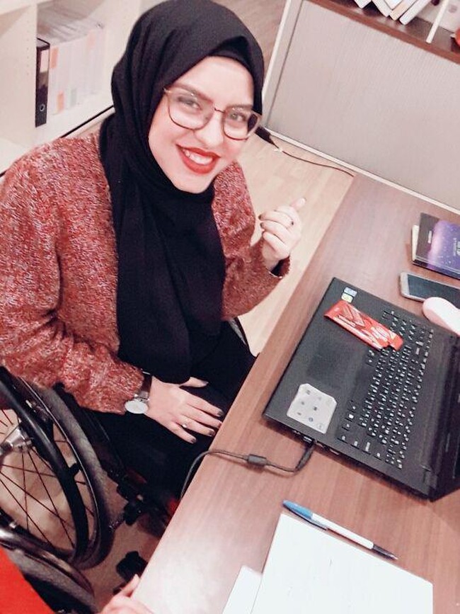 Rania Roushdy sering mengambil angle dari atas sehingga kursi roda yang dipakainya tidak terlalu kelihatan.Foto: Dok. Instagram @rania.roshdy