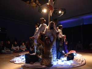 Sukses di 4 Kota, Teater Keliling Pentaskan Sang Saka