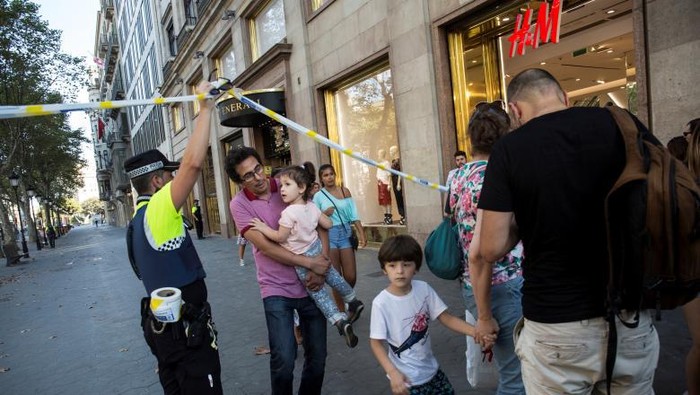 Korban Tewas Teror Barcelona Bertambah, Kini Jadi 13 Orang