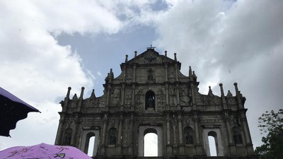Foto: Reruntuhan Gereja yang Instagenic di Makau