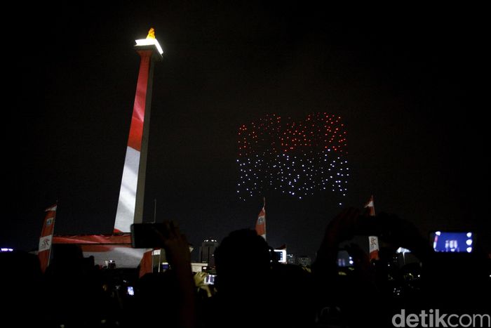 Megahnya Pesta Countdown Asian Games Di Jakarta Foto 3