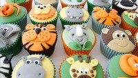 Yang nggak kalah cantik, cupcake berbentuk wajah binatang yang menggemaskan. Membuatnya tentu butuh ketelitian. Foto: Istimewa
