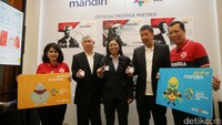 Bank Mandiri meluncurkan e-money tersebut sebagai apresiasi atas sumbangsih pahlawan olahraga nasional dan dukungan pada pelaksanaan Asian Games 2018 di Jakarta-Palembang.