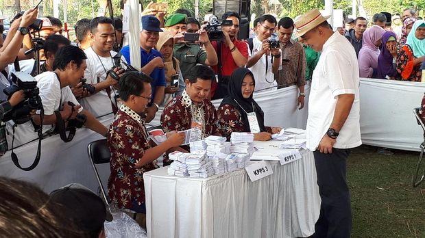 Simulasi nasional penghitungan dan pemungutan suara Pemilu 2019