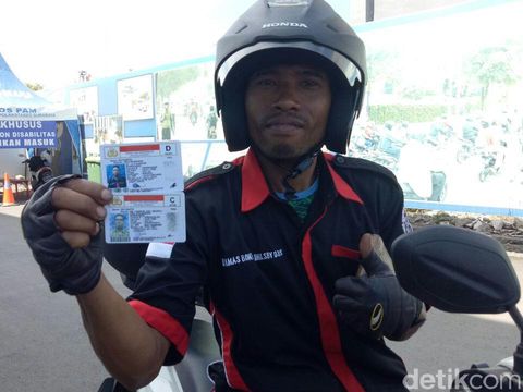 Penyandang disabilitas dapat SIM D/