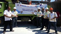 Salah satu sentra logistik rumah kita yang dibangun antara lain di Waingapu, Nusa Tenggara Timur. Dalam program rumah kita tersebut, Kemenhub bekerja sama dengan Bulog dan Pelindo III. (Kemenhub).