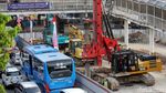 Foto: Penampakan Terkini Proyek Underpass Mampang-Kuningan