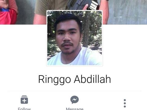 Akun Ringgo di Facebook. 