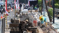 Pedestrian tersebut akan dibuat lebih keren dan nyaman hingga sepanjang Jalan Sutomo, Gunung Sahari.