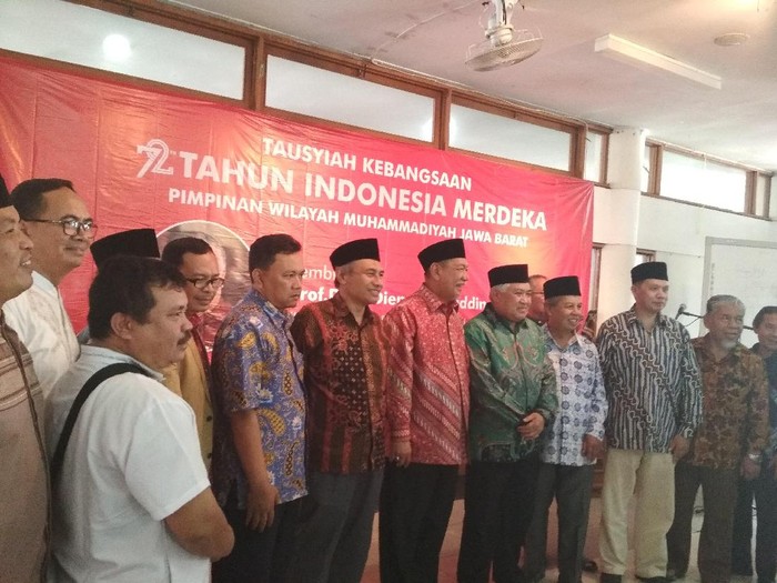 Saat Din Syamsuddin Doakan Deddy Mizwar Jadi Gubernur Jabar