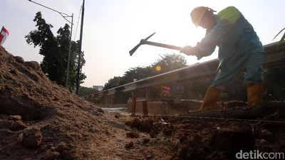 Pedestrian di Jalan Pos Pasar Baru Dibikin Keren