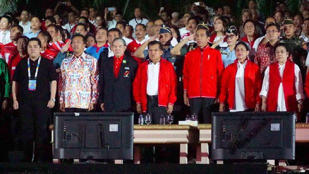 Jokowi Lepaskan Anak Panah, Hitung Mundur Asian Games 2018 Dimulai 