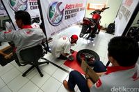 Siswa SMK di ajang Astra Honda Technical Skill Contest 2017 (Foto: detikcom)