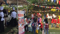 Acara ulang tahun tersebut digelar secara meriah. (Foto: Ultah Rafathar (Saras/detikHOT)