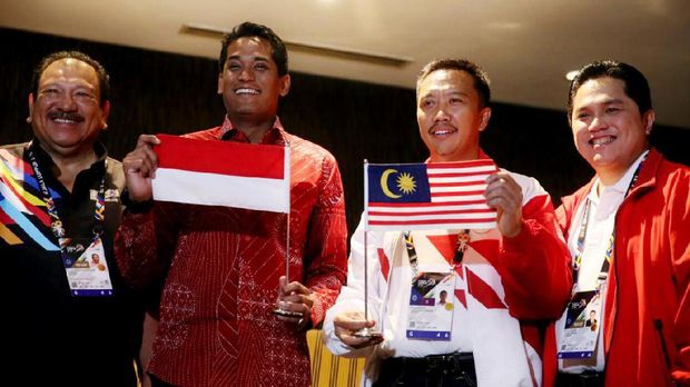 Pertemuan Menpora Malaysia dan Indonesia / 