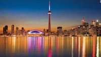 Toronto adalah kota terbesar di Kanada dan merupakan ibu kota provinsi Ontario. Penghuni Toronto dijuluki Torontonian. Istimewa.