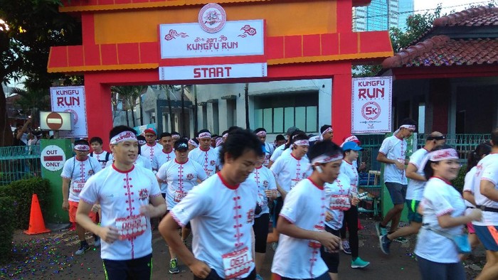 Unik! Ajang Lari Ini Bernuansa Kung Fu, Juga Punya Misi Sosial