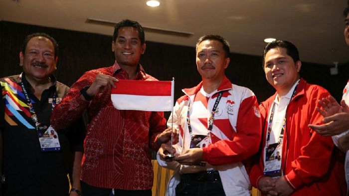 Konferensi pers Menpora Malaysia dengan Menpora Indonesia (Foto: dok: Kemenpora) Konferensi pers Menpora Malaysia dengan Menpora Indonesia (Foto: dok: Kemenpora)