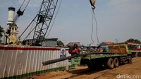 Proyek tersebut terbentang sepanjang 38 km.
