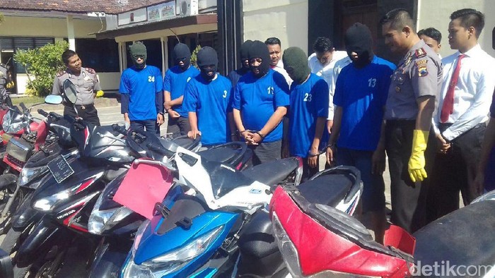 Polres Demak Tangkap 11 Pelaku Pencurian Motor, 3 Orang Buron