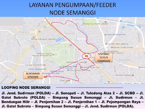 Rute Bus Pengumpan di Semanggi