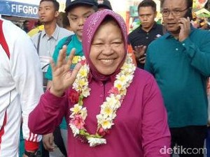 Risma: Pendangkalan Sungai Salah Satu Faktor Krisis Air di Surabaya