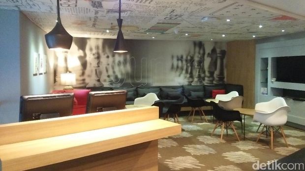 Lounge dengan konsep anak muda (Bonauli/detikTravel)