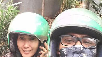 Postingannya tersebut bikin iri rekan sesama driver ojek online. Foto: Instagram.com/erwindoang8