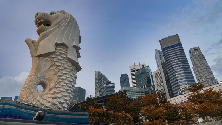 Ilustrasi Merlion di Singapura (Thinkstock) Ilustrasi Merlion di Singapura (Thinkstock)