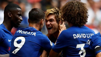 Chelsea Bungkam Spurs di Wembley