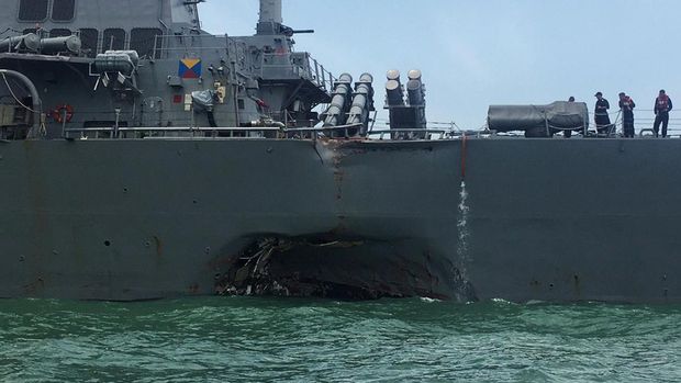 Begini Suasana Pencarian 10 Tentara Amerika di Dekat Selat Malaka