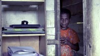 Warga Desa Ampas, di Kabupaten Keerom, Papua, kini bisa menikmati listrik di malam hari.