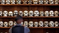 Lombroso sendiri adalah pendiri dari museum ini. Ia adalah seorang kolektor yang melakukan penelitian terhadap para penjahat dengan cara membelah tengkorak mereka (Foto: Stefano Rellandini/Reuters)