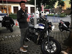 Imam Darto dan Dimas Anggara Semangat Touring Motor ke Bali