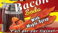 Rocket Fizz dari California memiliki beberapa soda unik sekaligus aneh. Seperti Lesters Fixins yang dibuat dari bahan seperti  bacon, kopi, sirup maple, selai kacang dan jeli, pai labu, ranch dressing, jagung manis dan sayap ayam. Foto: Istimewa