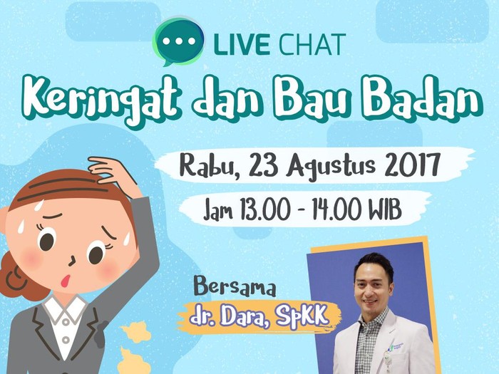 Keringat Berlebih Bikin Bau Badan? Tanya Dokter Yuk