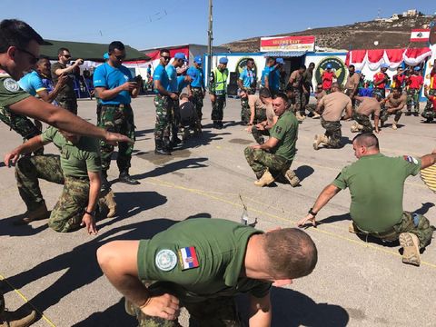 Serunya Lomba 17-an Prajurit TNI dengan Peacekeeper di Lebanon