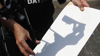 Bayangan gerhana matahari total. (Foto: GettyImages)