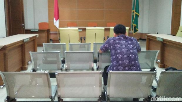  Suasana di PN Jaksel, Selasa (22/8/2017) pasca OTT panitera pengganti