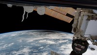 Satelit NASA mengambil citra bumi tepatnya di wilayah Amerika Serikat saat terjadi gerhana matahari total.