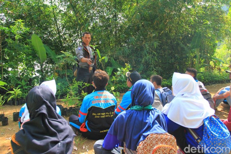 Bah Nunuh, Polisi Manusia Pohon Sebar Virus Cintai Alam ke Pelajar Bah Nunuh, Polisi Manusia Pohon Sebar Virus Cintai Alam ke Pelajar