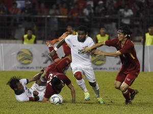 10 Pemain Indonesia Tahan Vietnam 0-0