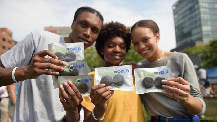 Peluncuran Android Oreo di New York. Foto: Getty Images Peluncuran Android Oreo di New York. Foto: Getty Images