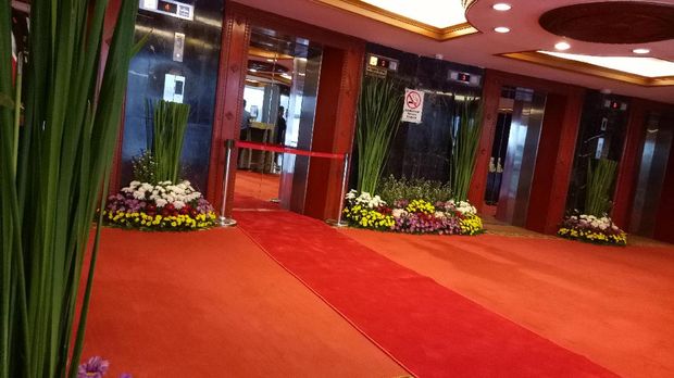 Wakil Ketua DPR Fahri Hamzah membenarkan karpet merah itu digelar untuk menyambut Phu Trong