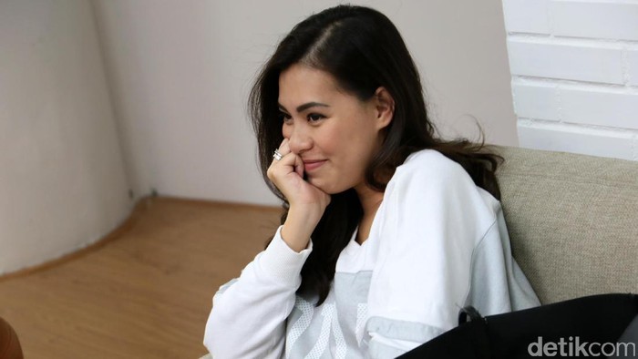 Viviane saat berkunjung ke kantor detikcom.