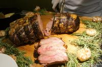 Roasted beef.